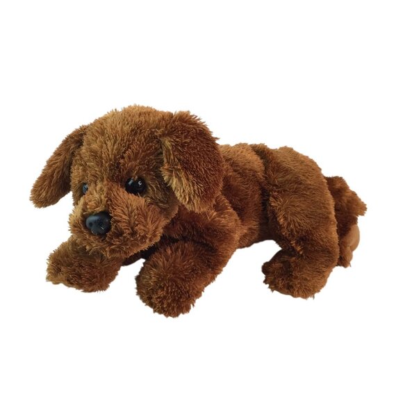 Ty Other - Ty Chocolate Lab Puppy Dog Plush 12" Stuffed Animal Reddish Brown Labradoodle
